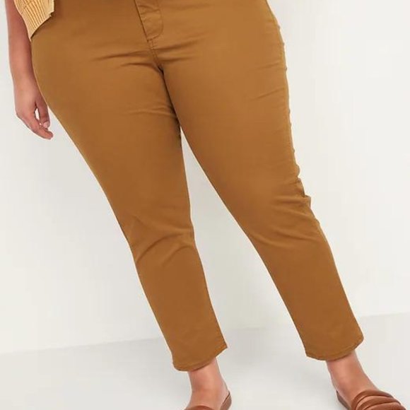 Old Navy O.G. Women's High-Waisted Straight Chinos For Women New - Picture 2 of 8